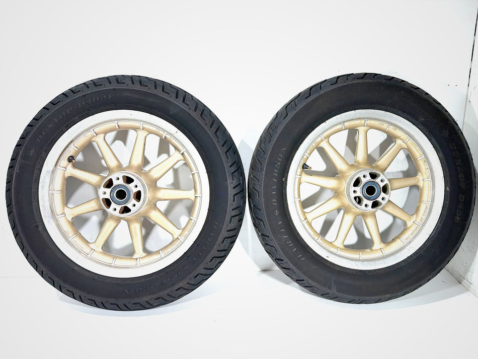 2004 Harley Electra Glide Touring Ultra OEM Front & Rear Wheel Rim Tire 16"