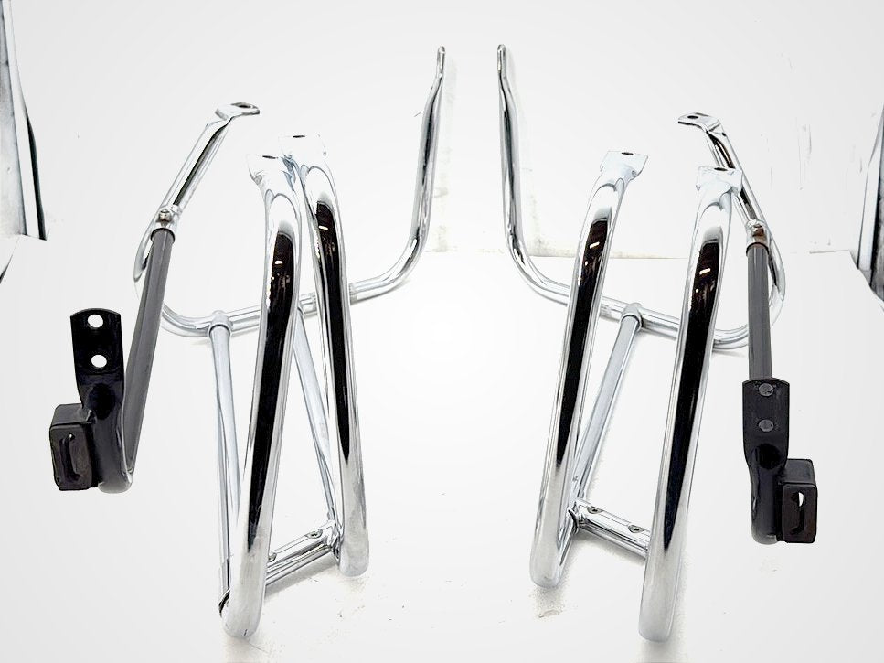 2007 Harley Touring FLHTP Electra Glide Police OEM Rear Left Right Saddlebag Guard Rails Bar