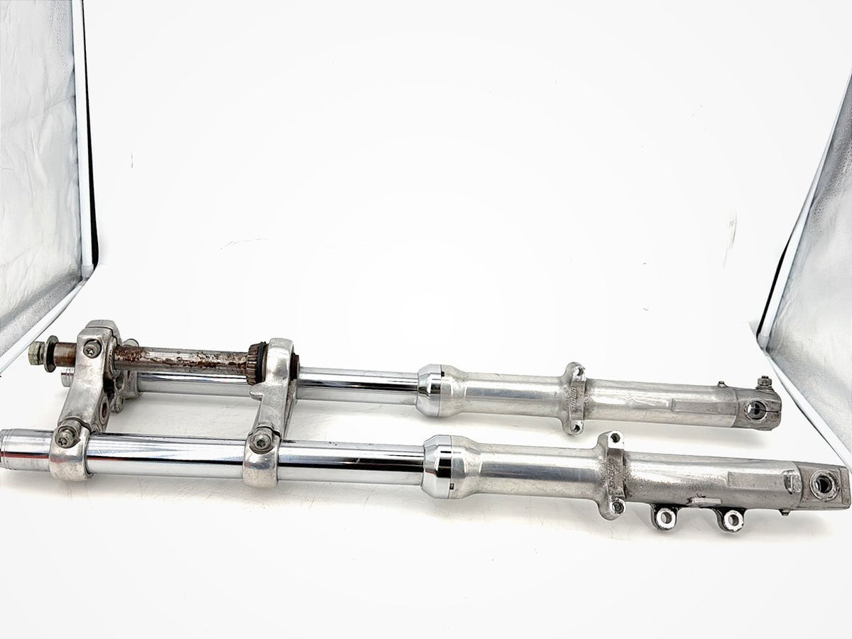 2005 Harley Sportster XL883C 883 Front Triple Tree Set &amp; LH RH Fork Legs Sliders