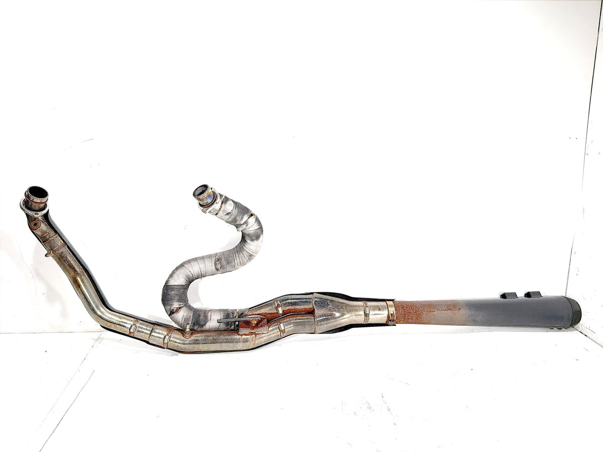 2011 Harley Electra Glide Touring Exhaust Header Pipe Muffler BASSANI 2 into 1