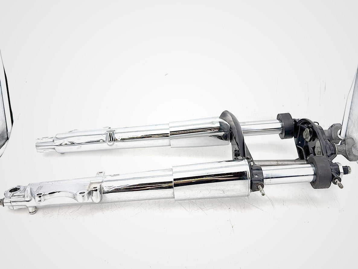 1995 Harley Road King Touring FLHR OEM Front Triple Tree Set & LH RH Fork Legs Sliders