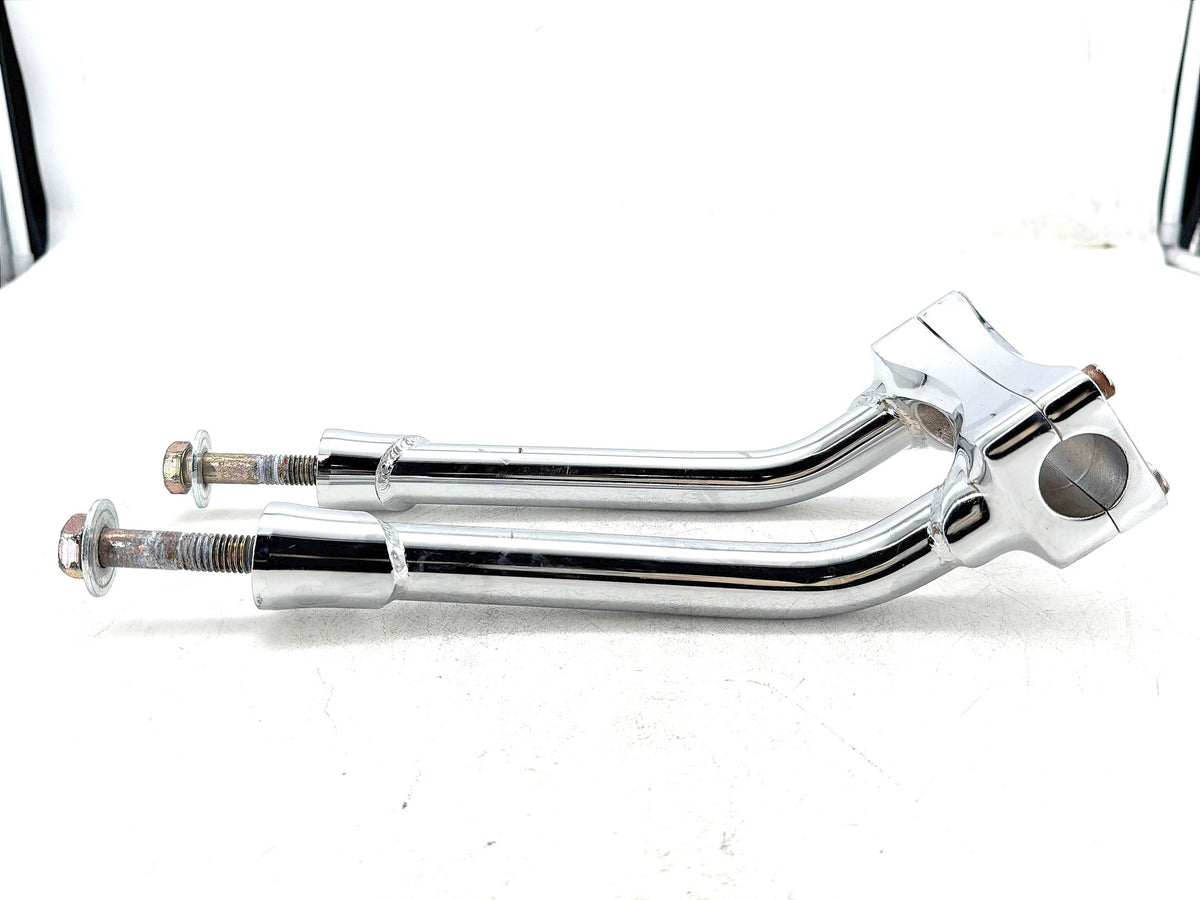 2011 Harley Electra Touring Police Front Upper Handlebar Riser Top Clamp Chrome