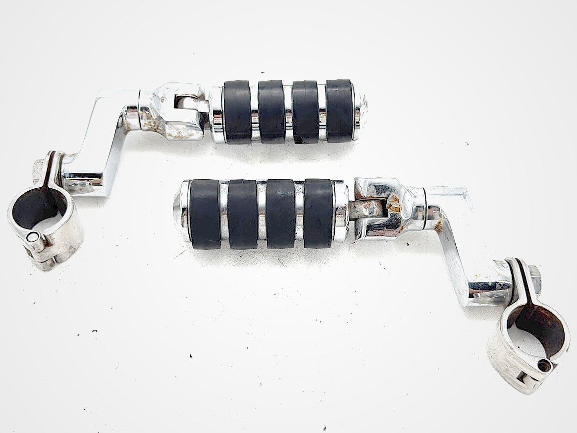 96 Harley Road King Touring Police Front Right Left Highway Foot Pegs Kuryakyn