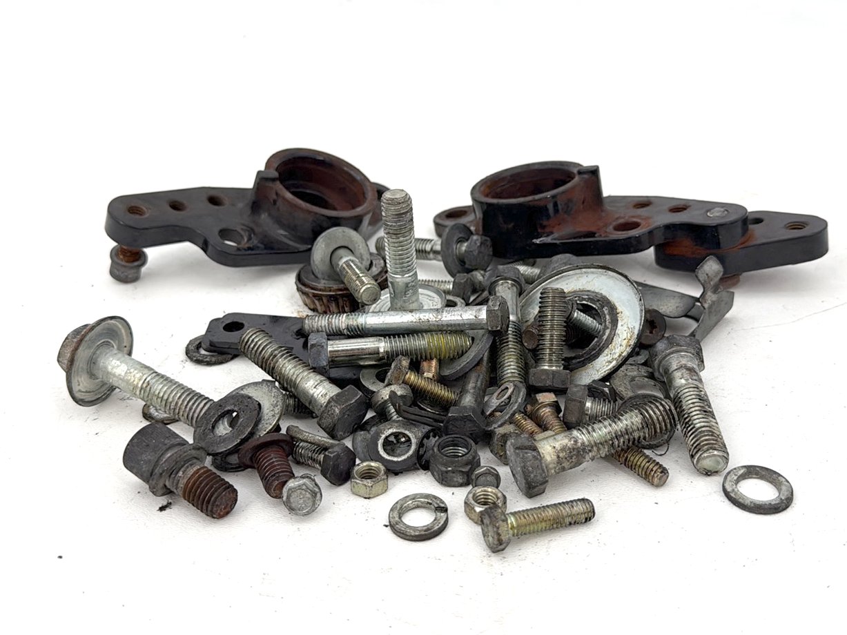 1999 - 2006 Harley-Davidson Touring Electra Glide Hardware Bolts Nuts & Brackets w/ Left Right Swingarm Brackets