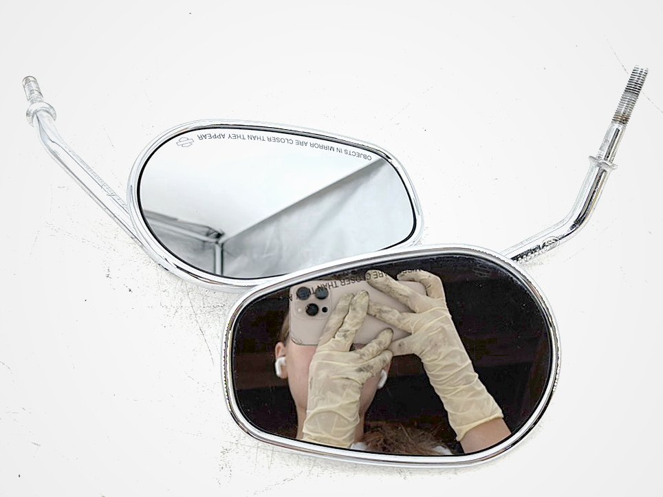 2008 Harley Dyna FXDL Low Rider Anniversary OEM Left Right Rear View Mirror