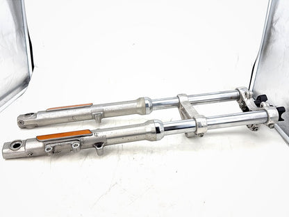 2008 Harley Sportster XL883L OEM Front Triple Tree Set &amp; LH RH Fork Legs Sliders