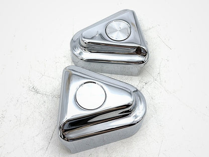 1997 Harley Softail FLSTC Heritage Classic Rear Wheel Axle Nut Covers Caps
