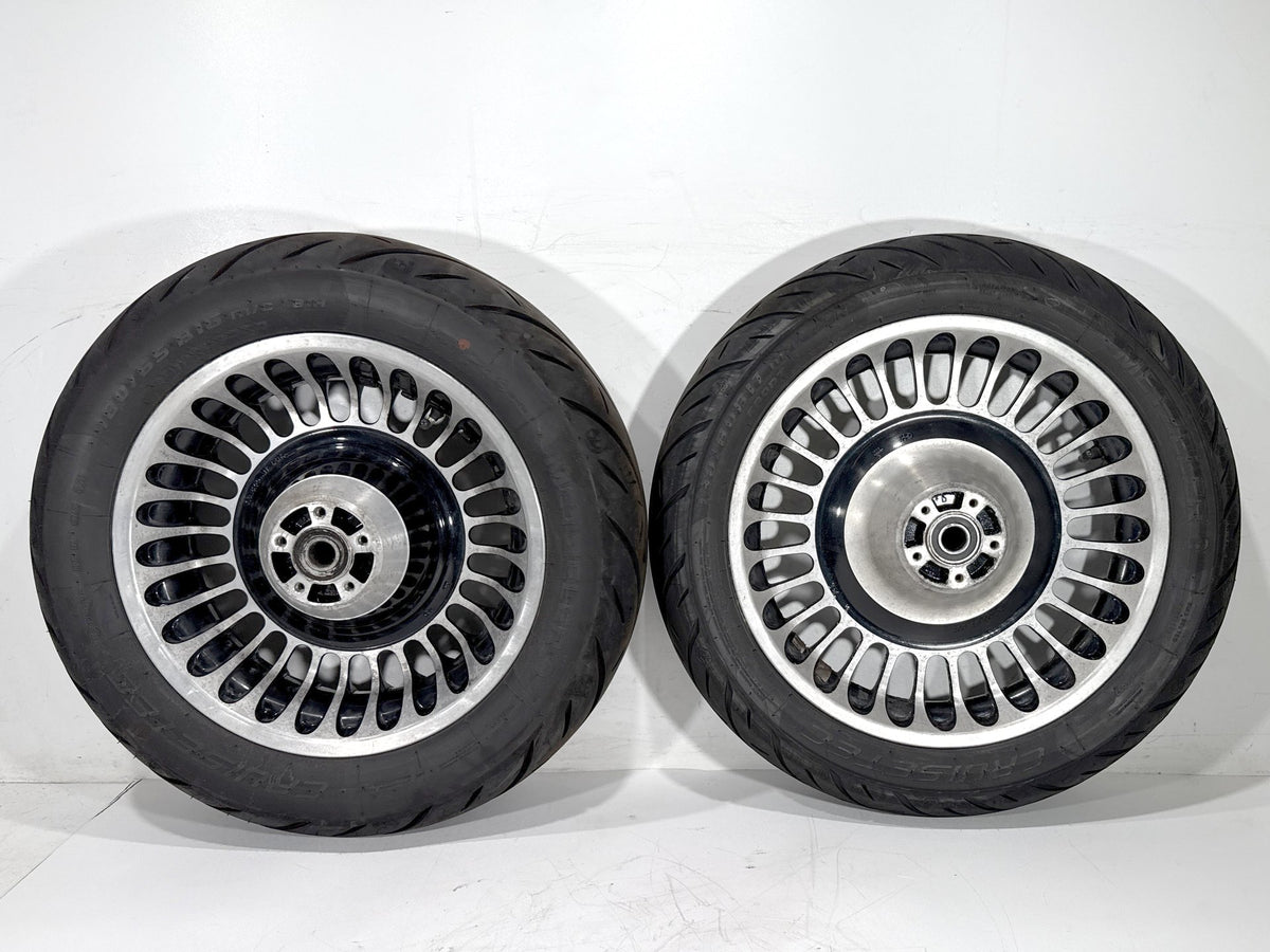 2011 Harley Road King Touring FLHR OEM Front & Rear Wheel Rim Tire 16" 17"