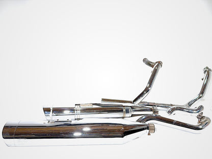 1999 - 2006 Harley-Davidson Touring Electra Glide Ultra Exhaust Header Pipes Muffler Vance & Hines 65621-99B , 65539-95A