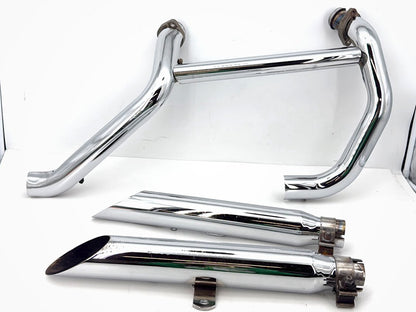 2003 Harley Sportster XL1200C 1200 Custom Anniversary OEM Exhaust Header Pipes Muffler