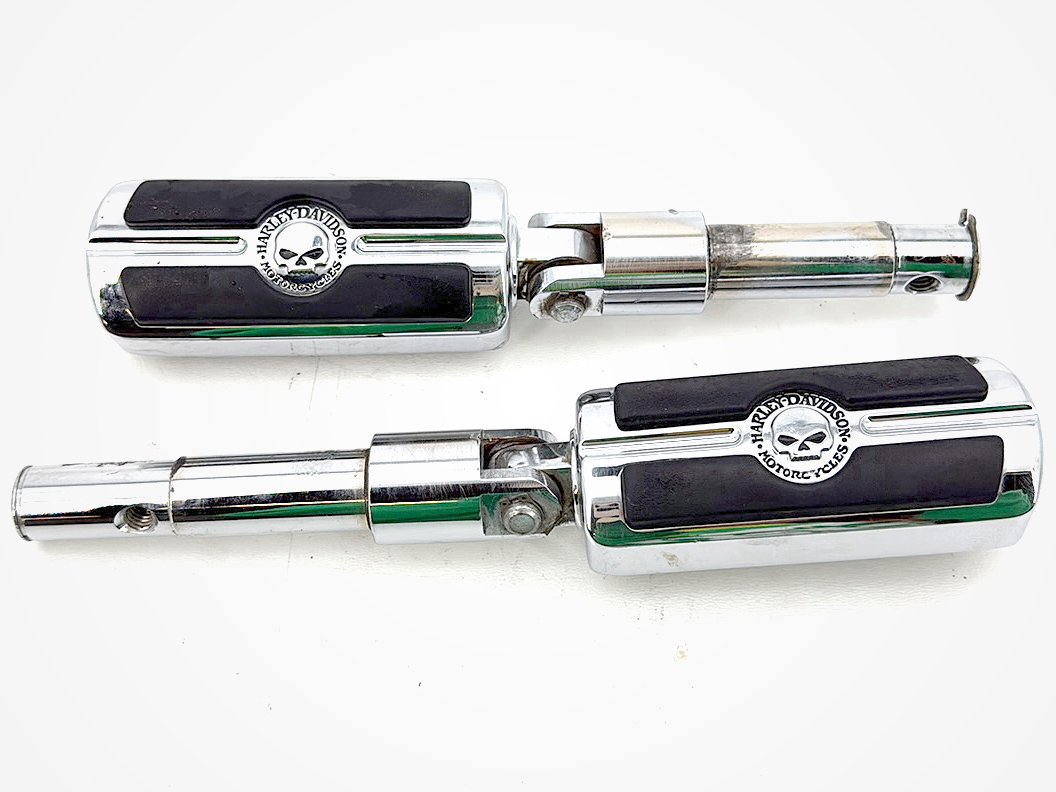 2009 Harley Sportster XL1200C 1200 Custom OEM Left & Right Driver Step Foot Rest Pegs