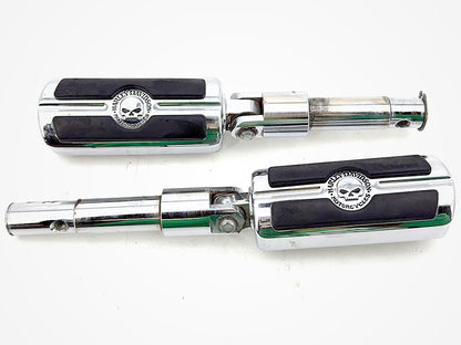 2009 Harley Sportster XL1200C 1200 Custom OEM Left & Right Driver Step Foot Rest Pegs