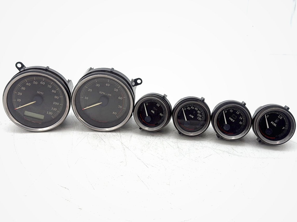 2007 Harley Touring FLHTCU Electra Glide Ultra OEM Air Oil Volt Fuel Tacho Speedo Gauges