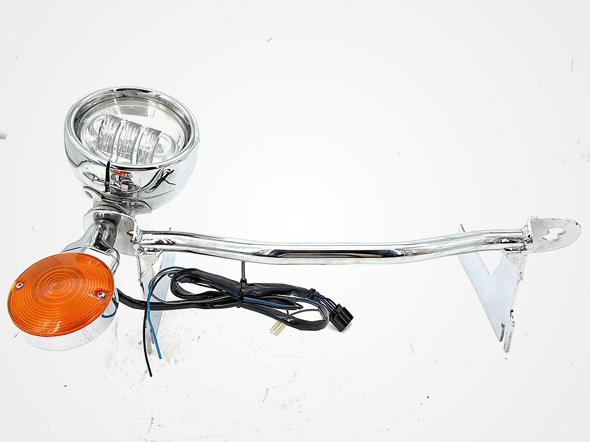 2003 Harley Electra Glide Touring Ultra FLHTCUI OEM Front Turn Signal Indicators Aux Light Bar