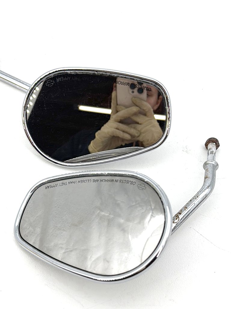 2004 - 2013 Harley-Davidson Sportster 883 Custom Left Right Rear View Mirror 91846-03A