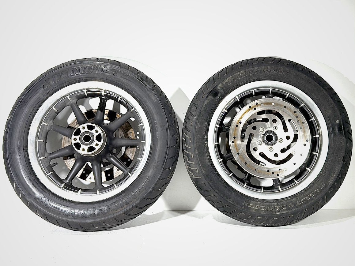 1999 - 2006 Harley-Davidson Touring Electra Glide Front & Rear Wheel Rim Tire 43493-00