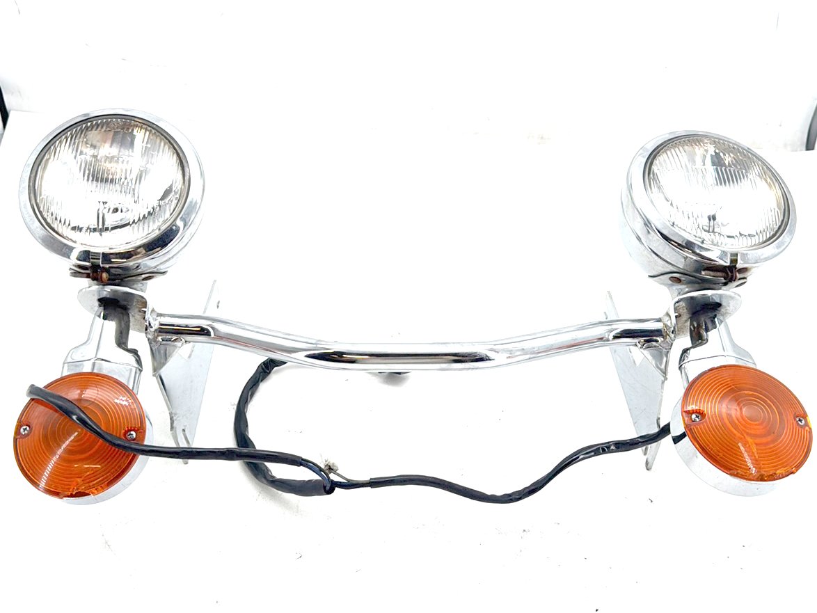 1997 Harley Road King FLHPI OEM Front Turn Signal Indicators Light Bar