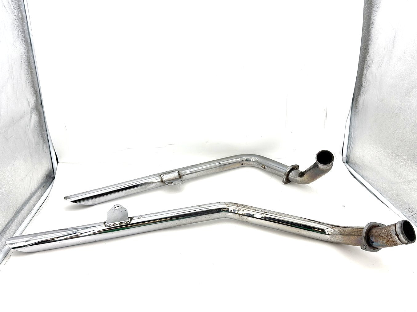 93 Harley Sportster XLH883H Hugger 883 OEM Exhaust System Header Pipe 65568-86A