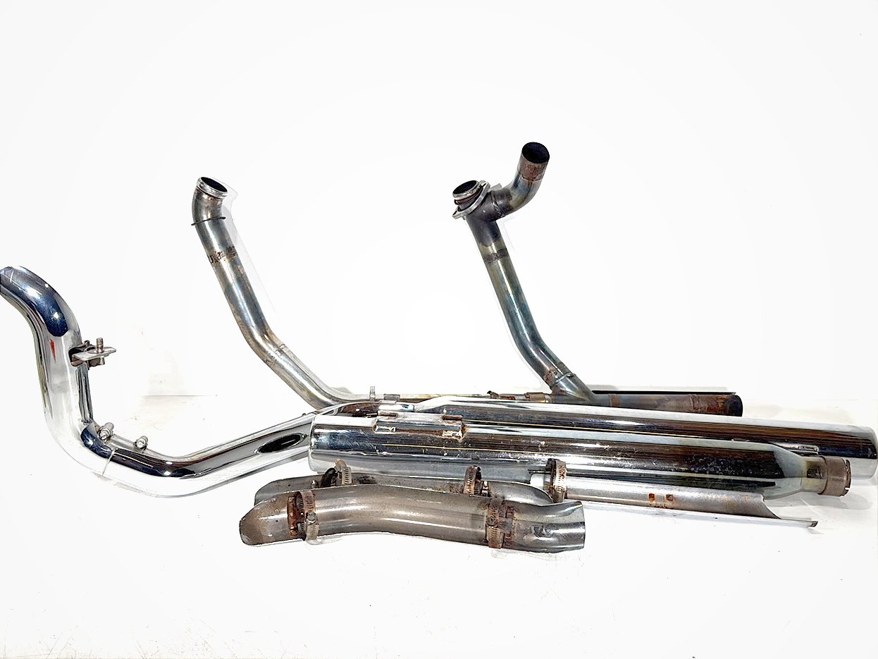 1999 - 2006 Harley-Davidson Touring Electra Glide Classic Exhaust Header Pipes Muffler 65621-99B