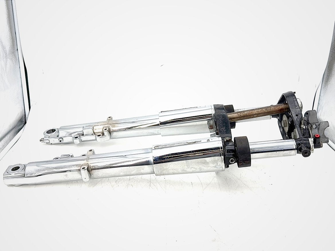 00 Harley Touring Electra Ultra Front Triple Tree Set &amp; LH RH Fork Legs Sliders