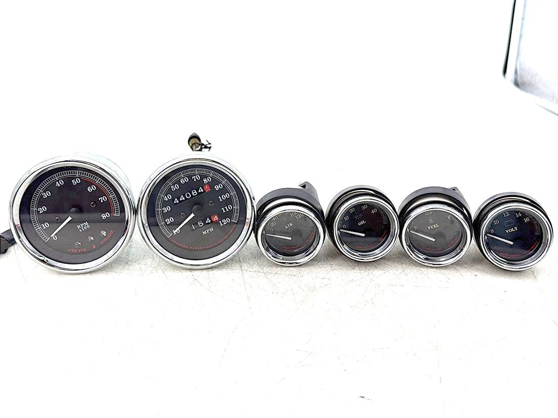 1998 Harley Touring FLHTCUI Electra Glide Ultra OEM Air Oil Volt Fuel Tacho Speedo Gauges