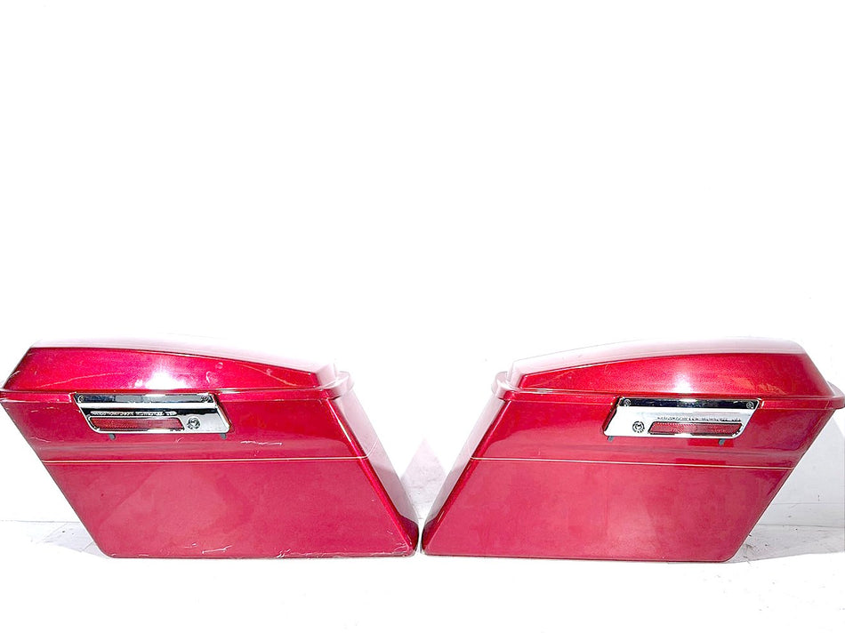 2013 Harley Electra Glide Touring FLHTCU OEM Left Right Saddlebags Luggage NOKey