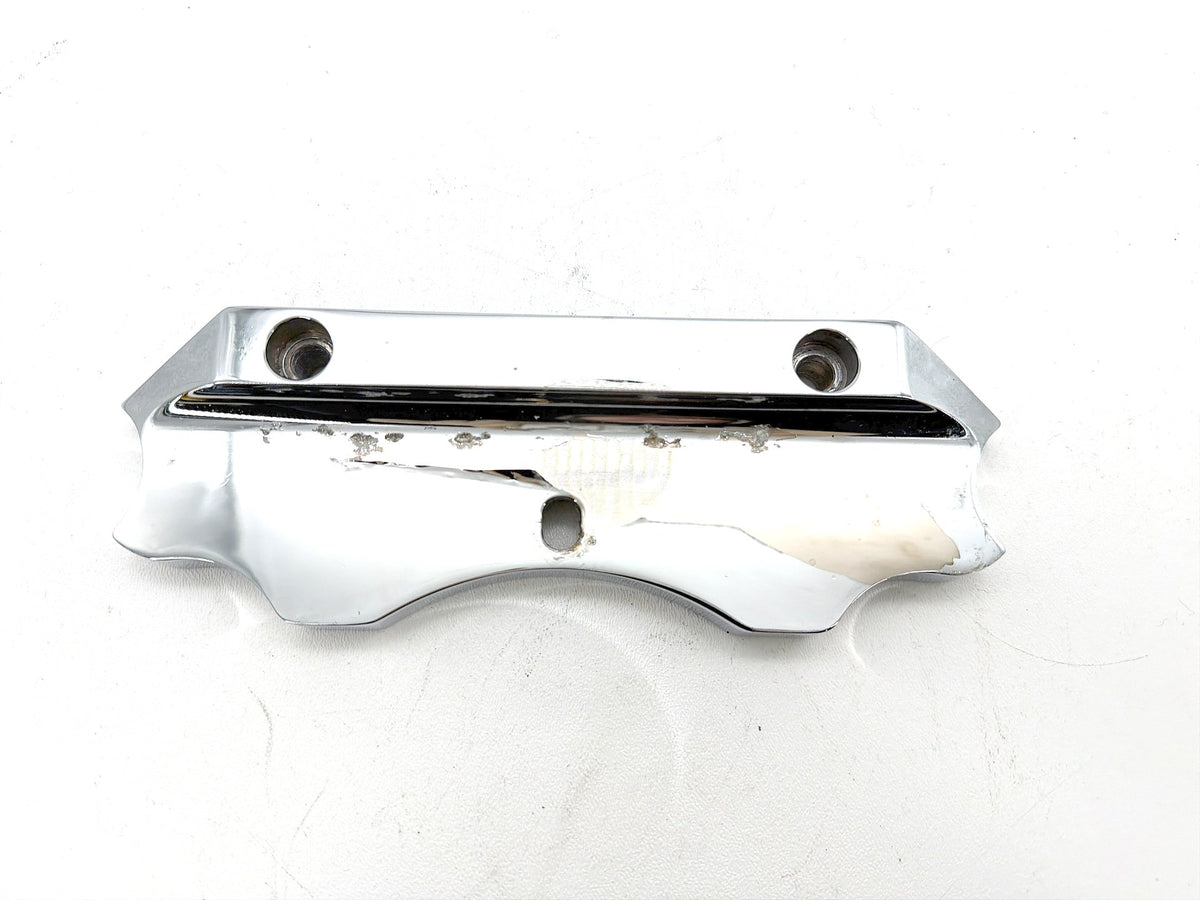 1994 Harley Softail Custom FXSTC OEM Front Handlebar Riser Top Clamp Chrome
