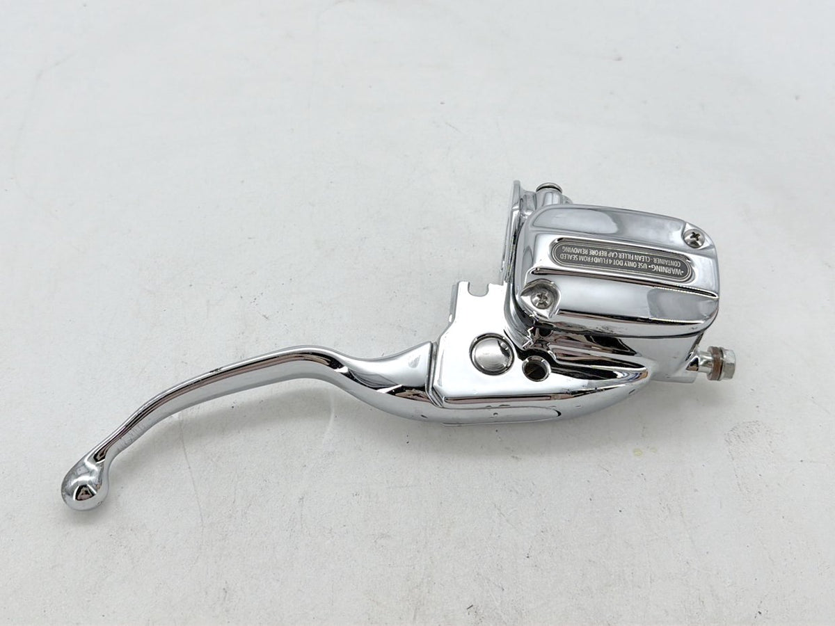 10 Harley Street Glide Touring OEM Front RH Brake Lever Master Cylinder CHROME