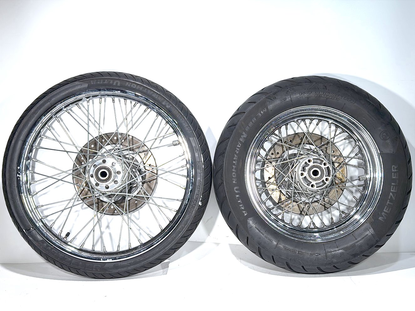 Harley-Davidson Misc  Front Rear Wheel Rim Tire Spoked 43700-05A , 43085-97