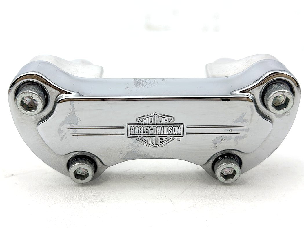 1999 - 2006 Harley-Davidson Dyna Low Rider Front Handlebar Riser Top Clamp Chrome 56124-77