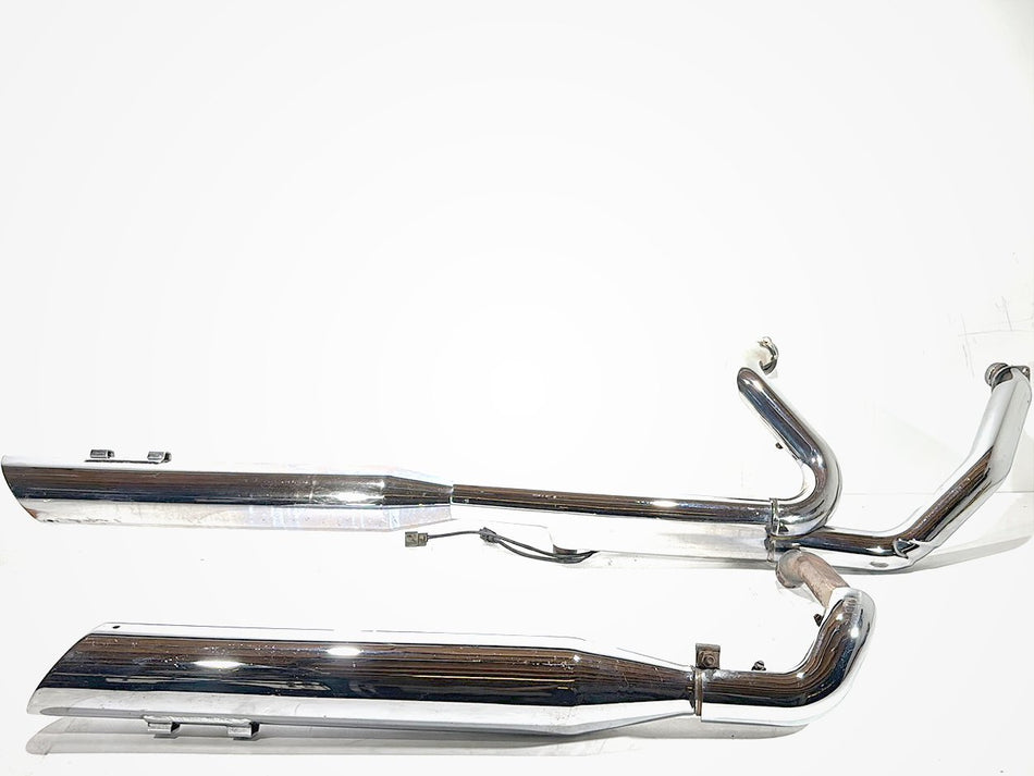 13 Harley Electra Glide Touring Ultra Exhaust Header Pipes Muffler Vance & Hines