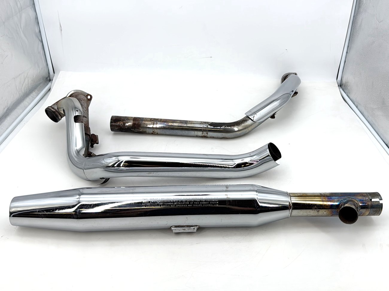 1999 - 2006 Harley-Davidson Touring Electra Glide Ultra Exhaust Header Pipes Muffler  	65621-99B