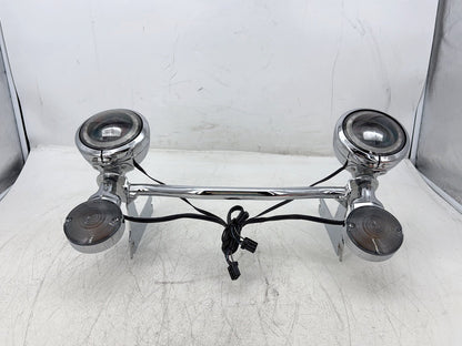 2007 Harley Electra Glide Touring Ultra FLHTCUI OEM Front Turn Signal Indicators Aux Light Bar