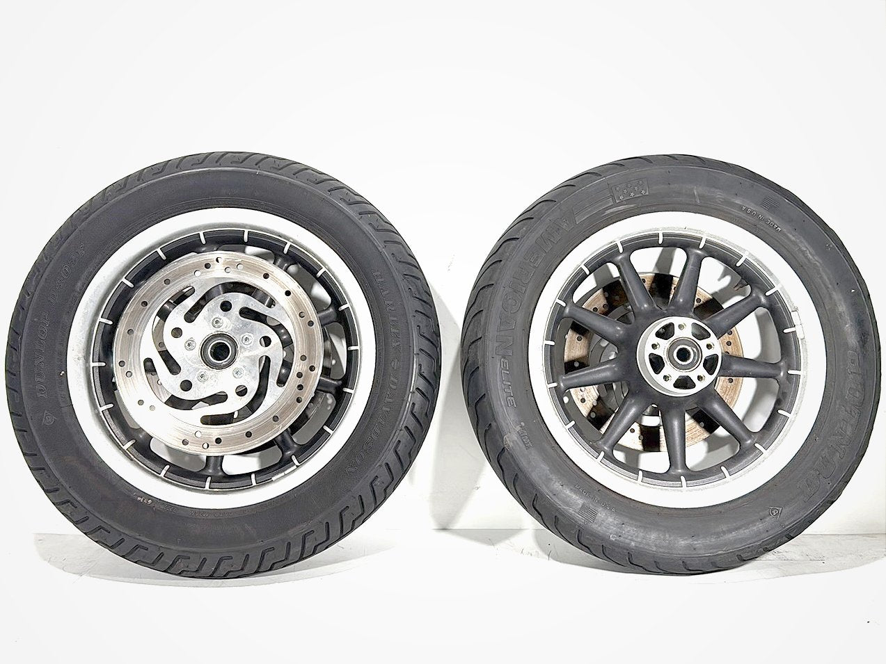 2000 Harley Touring FLHTCUI Electra Glide Ultra Front &amp; Rear Wheel Rim Tire 16"