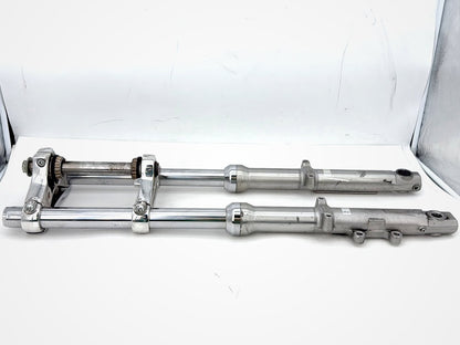2009 Harley Sportster XL1200C 1200 Custom OEM Front Triple Tree Set & LH RH Fork Legs Sliders