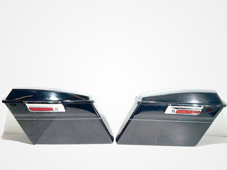 2008 Harley Electra Glide Touring Ultra FLHTCU OEM Left Right Saddlebags Luggage NOKey