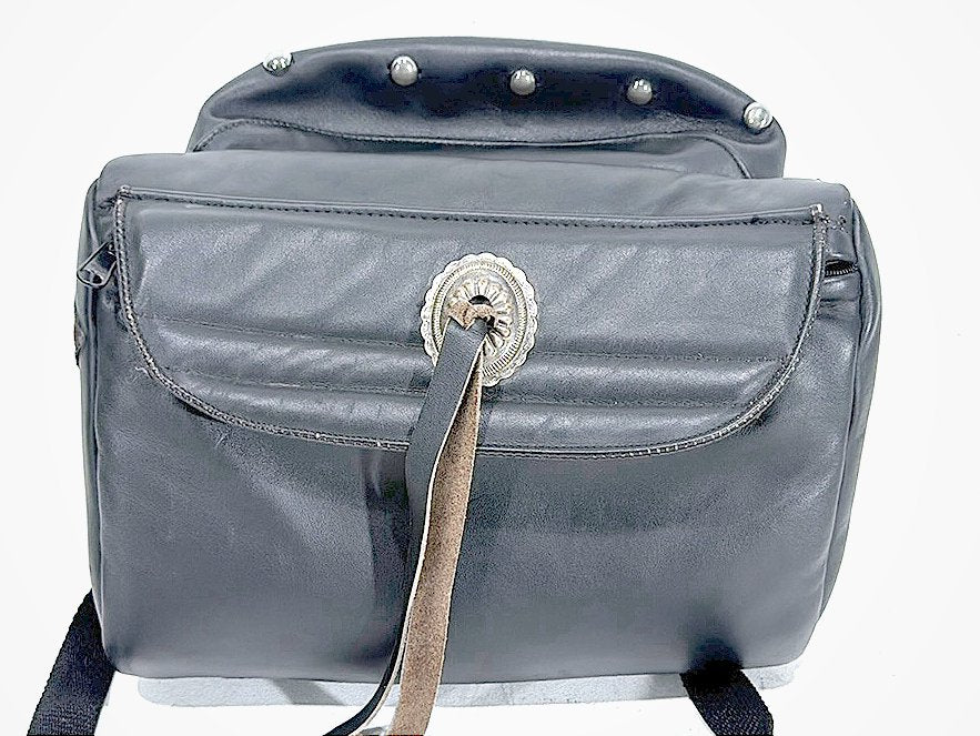 1992 Harley Heritage Softail Classic FLSTC OEM Front Onboard Tool Bag Leather Storage