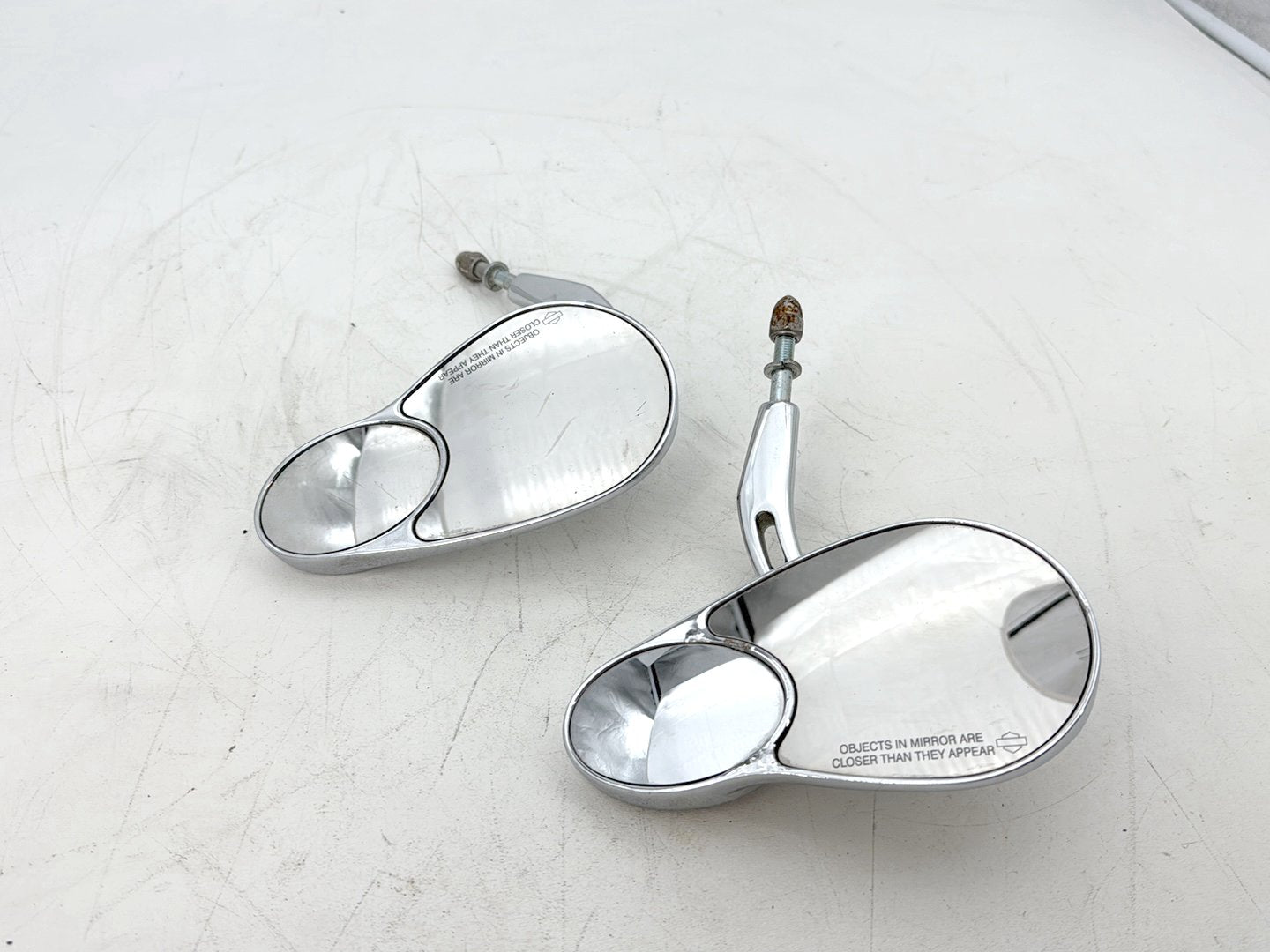 2011 Harley Electra Glide Ultra FLHTK OEM Left Right Rear View Mirror