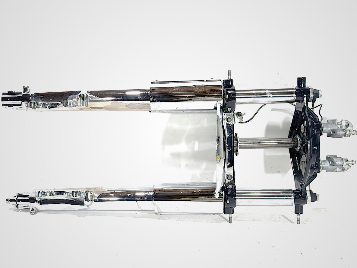 1996 Harley Road King Touring Police FLHPI OEM Front Triple Tree Set & LH RH Fork Legs Sliders