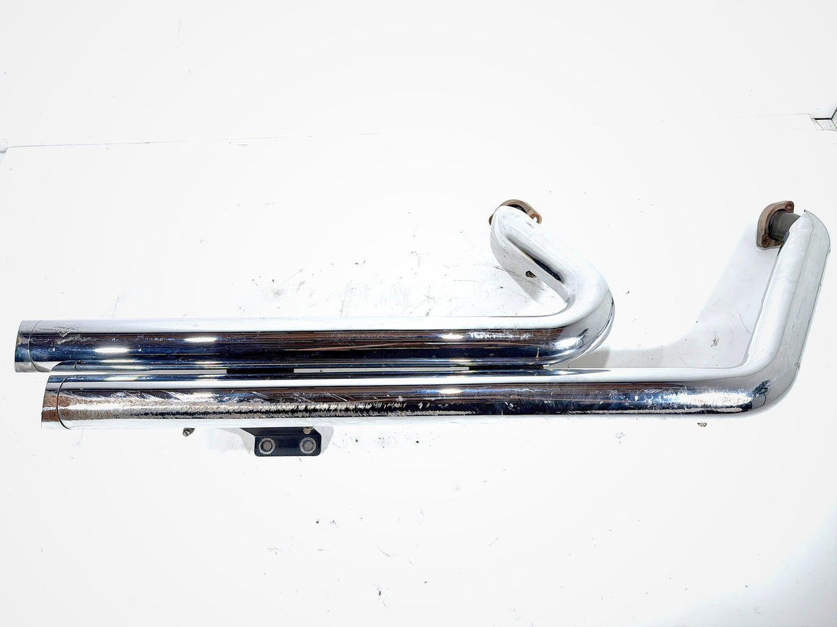 2006 Harley Softail Deuce FXSTDI OEM Exhaust Header Pipes Vance & Hines