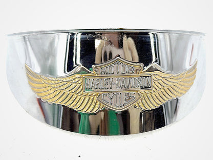 1995 Harley Touring Electra Headlight Headlamp Visor Mount Bracket Golden Eagle