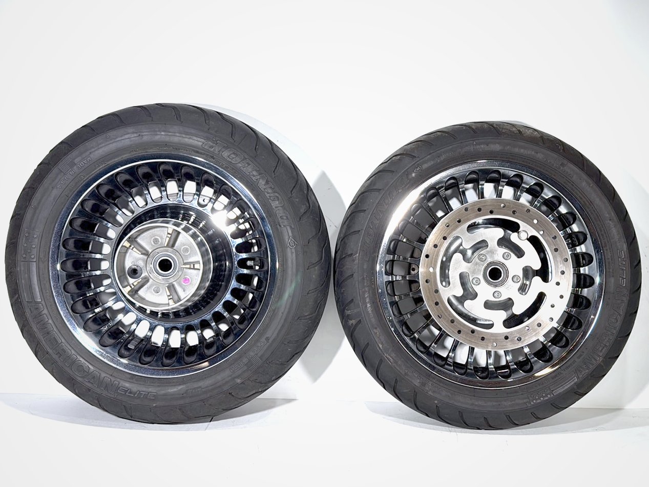 2007 - 2016 Harley-Davidson Touring Electra Glide Ultra Front & Rear Wheel Rim Tire 42196-10 , 42195-10