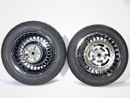 2007 - 2016 Harley-Davidson Touring Electra Glide Ultra Front & Rear Wheel Rim Tire 42196-10 , 42195-10