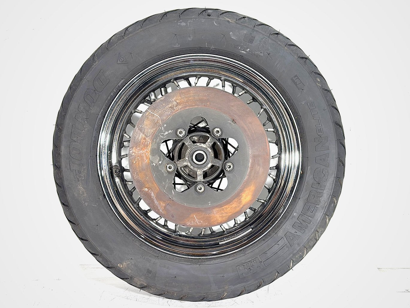 1998 Harley Road King Touring FLHRCI Classic OEM Rear Wheel Rim Tire Spoked