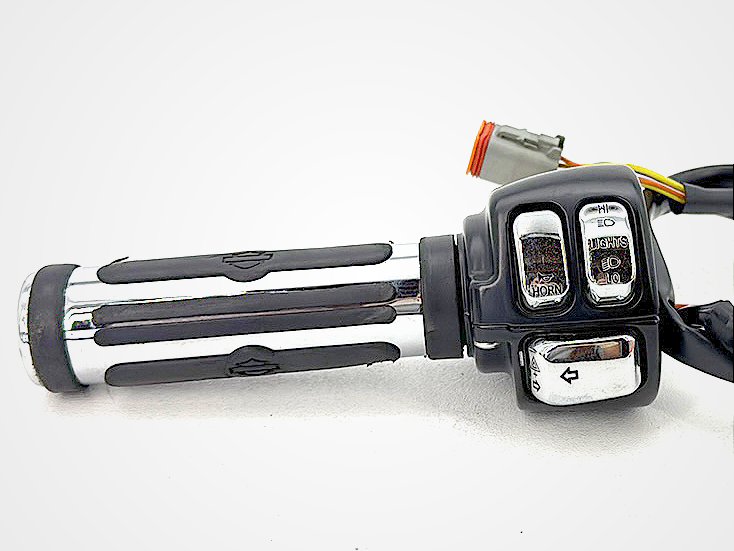 2004 Harley Softail FLSTC Heritage Classic OEM Left Turn Signal Headlight Switches Controls