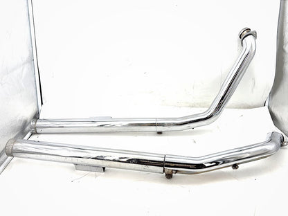 2002 Harley Heritage Softail Classic FLSTC OEM Exhaust Header Pipes Vance & Hines