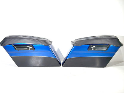2007 - 2016 Harley-Davidson Touring Electra Glide Ultra Left Right Saddlebags Luggage NOKey 90752-93 , 90753-93