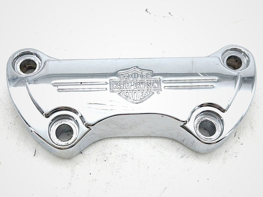 1992 Harley Heritage Softail Classic FLSTC OEM Front Handlebar Riser Top Clamp