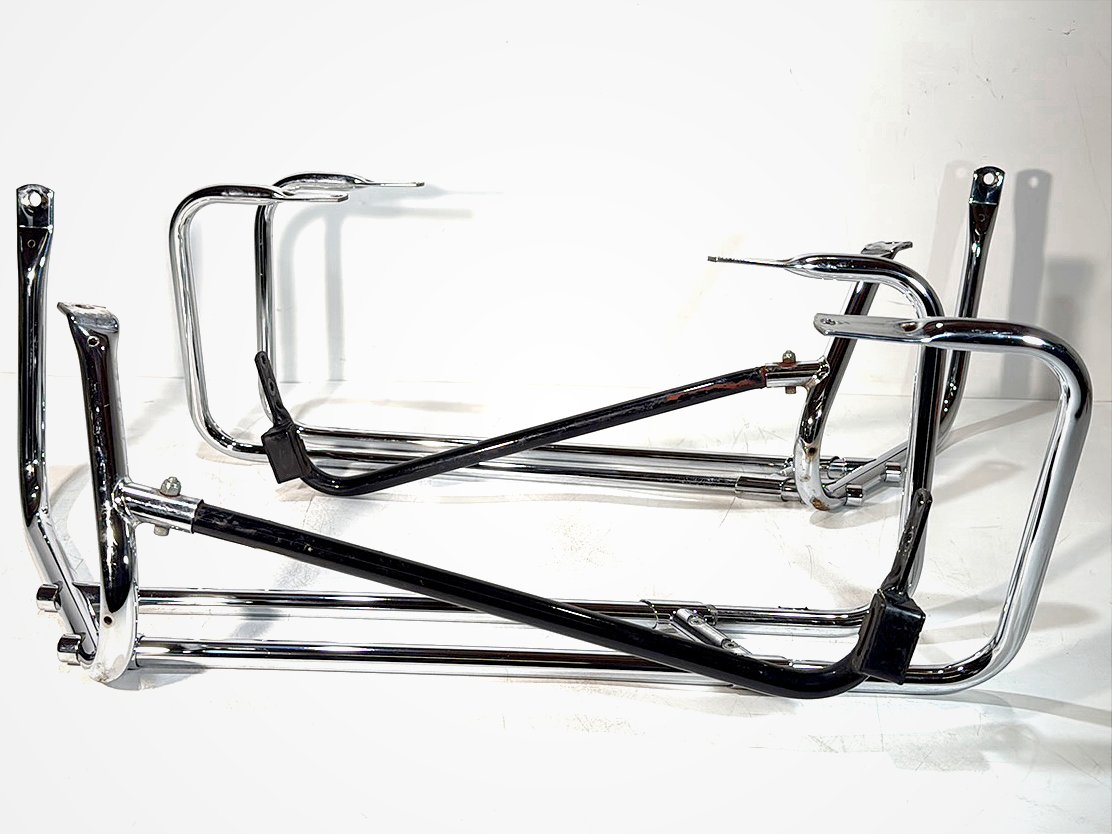2007 - 2012 Harley-Davidson Touring Electra Glide Ultra Rear Left Right Saddlebag Guard Rails Bar 49193-93
