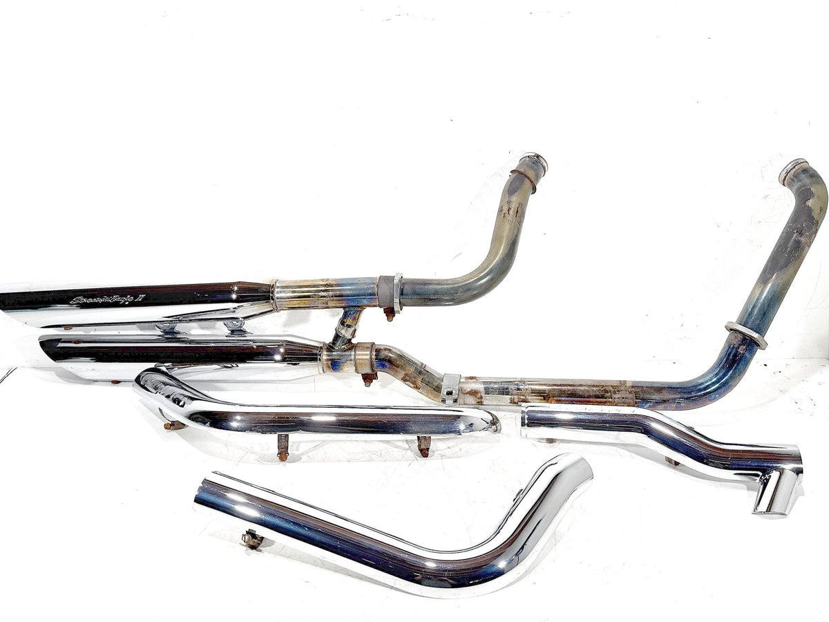 2003 Harley Softail Deuce FXSTDI OEM Exhaust Header Muffler Pipes Screamin Eagle